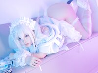 [Cosplay] Chun Momo 蠢沫沫 - Blue Light 水色