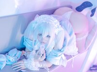 [Cosplay] Chun Momo 蠢沫沫 - Blue Light 水色