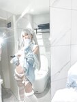 [Cosplay] Chun Momo 蠢沫沫 - Blue Light 水色