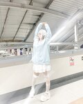 [Cosplay] Chun Momo 蠢沫沫 - Blue Light 水色