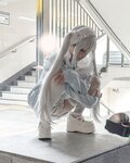 [Cosplay] Chun Momo 蠢沫沫 - Blue Light 水色