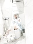 [Cosplay] Chun Momo 蠢沫沫 - Blue Light 水色