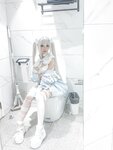 [Cosplay] Chun Momo 蠢沫沫 - Blue Light 水色