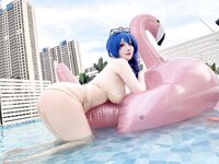 [Cosplay] Rioko 凉凉子 - St. Louis Champagne Bikini 圣路易斯 香槟色比基尼