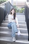 [Cosplay] 唐安琪 户外牛仔裤写真
