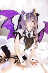 [Cosplay] Astra 雪晴 - Keqing Devil Restraint Pajamas 刻晴恶魔拘束睡衣