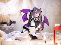 [Cosplay] Astra 雪晴 - Keqing Devil Restraint Pajamas 刻晴恶魔拘束睡衣