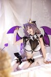 [Cosplay] Astra 雪晴 - Keqing Devil Restraint Pajamas 刻晴恶魔拘束睡衣