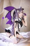 [Cosplay] Astra 雪晴 - Keqing Devil Restraint Pajamas 刻晴恶魔拘束睡衣