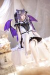 [Cosplay] Astra 雪晴 - Keqing Devil Restraint Pajamas 刻晴恶魔拘束睡衣