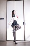 [Cosplay] 唐安琪 性感黑色短裙写真