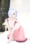 [Cosplay] Nisa 二佐 - Rem Pajamas 雷姆睡衣