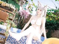 [Cosplay] Sakura Ingnai 朝凪泳装 - Jiuqi Miao 九柒喵