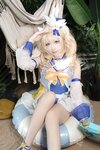 [Cosplay] Eriri 樱梨梨 - Barbara Swimsuit 芭芭拉 泳装