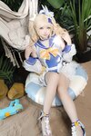 [Cosplay] Eriri 樱梨梨 - Barbara Swimsuit 芭芭拉 泳装