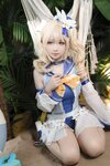 [Cosplay] Eriri 樱梨梨 - Barbara Swimsuit 芭芭拉 泳装