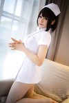 [Cosplay] Nyako 喵子 - Nurse in uniform 护士服
