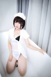 [Cosplay] Nyako 喵子 - Nurse in uniform 护士服
