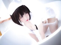 [Cosplay] Nyako 喵子 - Nurse in uniform 护士服