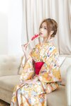 [Cosplay] Yibeibuchi 一北亦北 - Kimono swimsuit 和服泳装