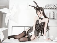 [Cosplay] Ni De Fu Qing 你的负卿 - Atago Bunny Girl 爱宕兔女郎