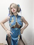 [Cosplay] Feather_rr 前羽_rr - Ichinose Asuna doujin cheongsam 一之濑明日奈同人旗袍