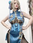 [Cosplay] Feather_rr 前羽_rr - Ichinose Asuna doujin cheongsam 一之濑明日奈同人旗袍