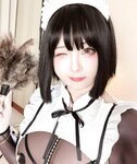 [Cosplay] 皮皮奶可可爱了啦 - 女仆自摄