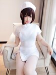 [Cosplay] Nyako 喵子 - Nurse selfie 护士自拍