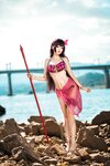 [Cosplay] Airi 仙九 - Scarlett Swimsuit 斯卡哈水着