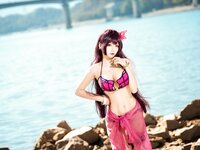 [Cosplay] Airi 仙九 - Scarlett Swimsuit 斯卡哈水着
