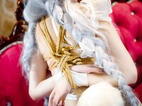 [Cosplay] 小祭漓 - 懒懒的白兔 恶毒