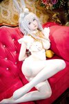 [Cosplay] 小祭漓 - 懒懒的白兔 恶毒