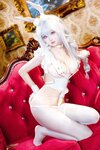 [Cosplay] 小祭漓 - 懒懒的白兔 恶毒