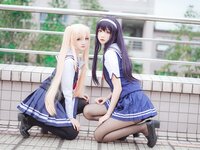 [Cosplay] Alannis 五更百鬼 - Senior School Uniform 学姐校服