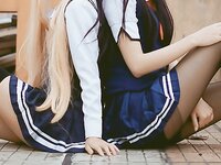 [Cosplay] Alannis 五更百鬼 - Senior School Uniform 学姐校服