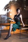 [Cosplay] 杨晨晨 - 绿色长裙
