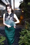 [Cosplay] 杨晨晨 - 绿色长裙