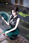 [Cosplay] 杨晨晨 - 绿色长裙