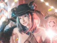 [Cosplay] Airi 仙九 - Cheshire Cheongsam 柴郡旗袍