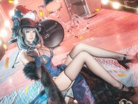[Cosplay] Airi 仙九 - Cheshire Cheongsam 柴郡旗袍