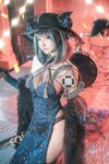 [Cosplay] Airi 仙九 - Cheshire Cheongsam 柴郡旗袍