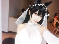 [Cosplay] Sandu 69 三度69 - Pet dog bride 爱宕犬花嫁