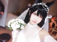 [Cosplay] Sandu 69 三度69 - Pet dog bride 爱宕犬花嫁
