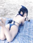 [Cosplay] Miyamoto Sakura 宮本桜 - New Jersey Swimwear 新泽西泳装