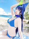 [Cosplay] Miyamoto Sakura 宮本桜 - New Jersey Swimwear 新泽西泳装