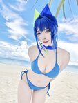 [Cosplay] Miyamoto Sakura 宮本桜 - New Jersey Swimwear 新泽西泳装