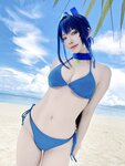 [Cosplay] Miyamoto Sakura 宮本桜 - New Jersey Swimwear 新泽西泳装