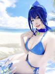 [Cosplay] Miyamoto Sakura 宮本桜 - New Jersey Swimwear 新泽西泳装