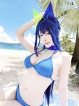 [Cosplay] Miyamoto Sakura 宮本桜 - New Jersey Swimwear 新泽西泳装